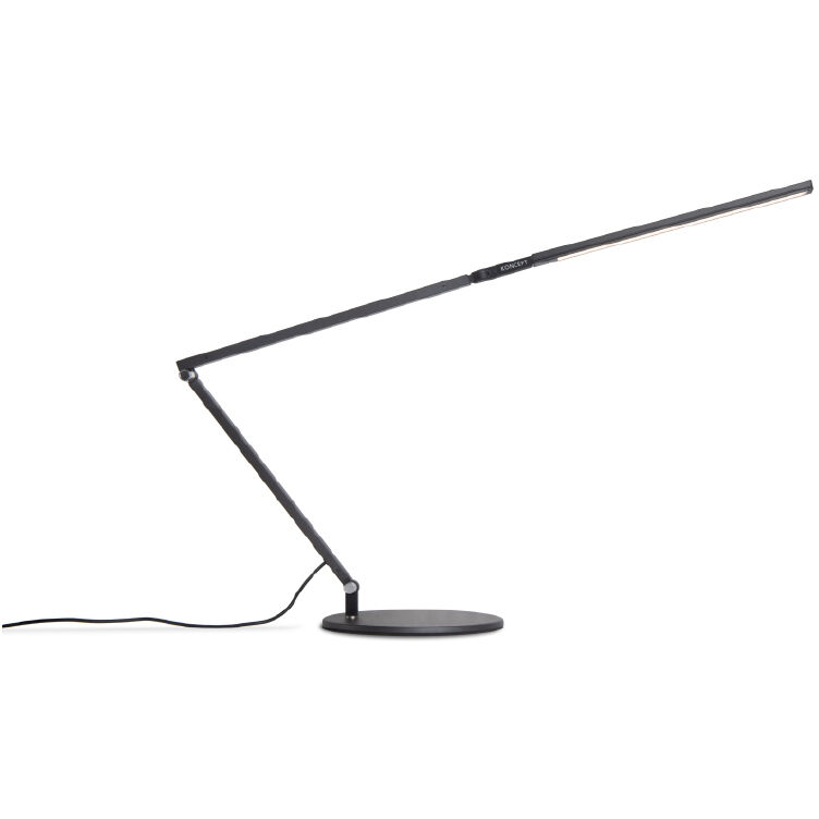 Z-Bar Mini 12.7 inch 5.00 watt Metallic Black Desk Lamp Portable Light